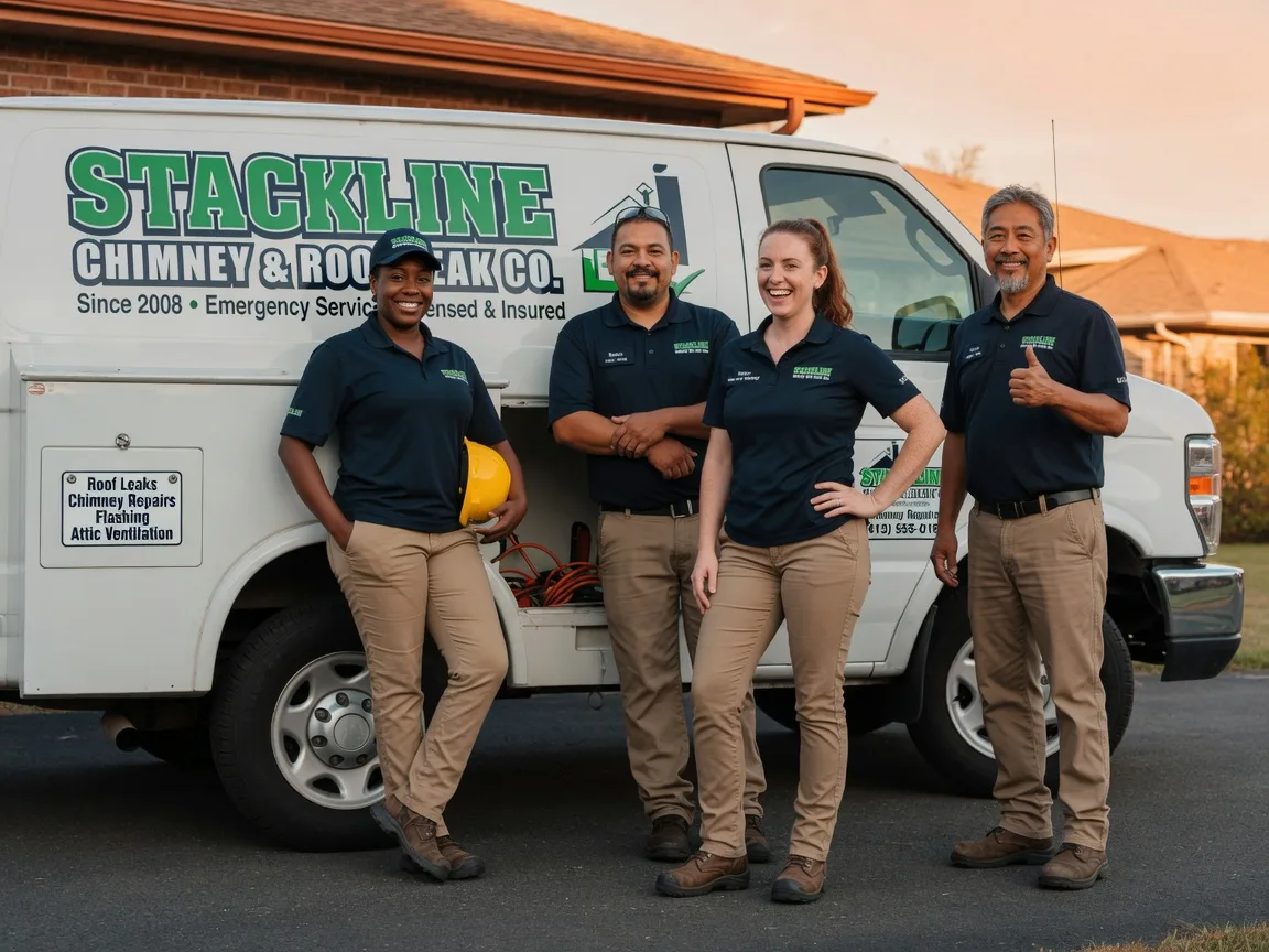 Chimney flashing repair company in Vernon, MI